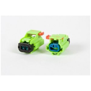 54200212-B, Автомобильные разъемы 2W FEMALE HOUSING LT GREEN 2.8MM TERM