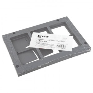 Рамка приборная 12 модулей для лючка C-Line 24 EKF