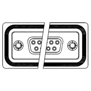 SDF-S37-203L011, Стандартные соединители D-Sub  37 pin solder cup F flash 4-40 int thrd