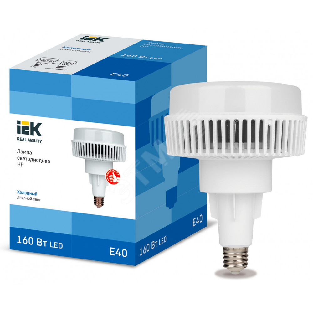 Изображение товара Лампа LED IEK LLE-HP-160-230-65-E40 160Вт 6500K E40