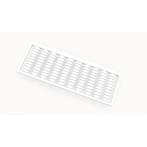 Маркировка (в кассетах) WB5-100P-19-00Z(H), Кассета с маркировочными шильдиками, для клемм сечением 1,5 мм.кв., верхняя, 100 шильдиков, нанесенные символы: чистая, размер шильдика: 4.5 x 10.15 мм, цвет: белый