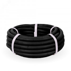 Труба гофрированная ПНД легкая безгалогенная (HF) стойкая к ультрафиолету с зондом д20 PR02.0123