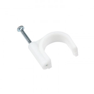 Скоба крепежная круглая (18мм.) (50шт.) PROxima plcn-sr-18