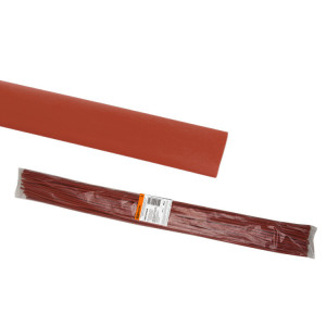 Термоусаживаемая трубка ТУТнг 16/8 красная по 1м (50 м/упак) SQ0518-0240