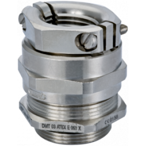 Кабельный ввод 1.641.2500.50, Кабельный ввод Ex, M25х1,5, диапазон зажимаемых проводников: 14 - 18 мм, SW 30 мм, Ex e, с держателем гофры, IP68, материал: латунь, покрытие: никель
