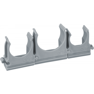 Держатель для труб (клипса) d20мм 61 229 NCR-T-20-B100 (уп.100шт) 61229