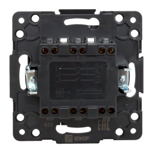 Выключатель 3-кл. Стокгольм 10А механизм черн. PROxima EZV10-024-10