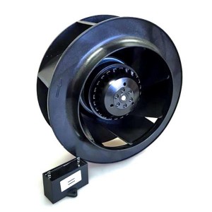OAB22599-22-1B, Blowers AC Motorized Impeller, 225x99mm, 230VAC, 770CFM, with Capacitor, Ball Bearing, Wire Leads
