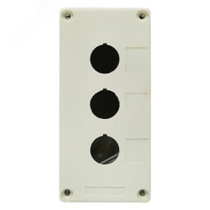 Корпус КП 103 3 кнопки белый cpb-103-w