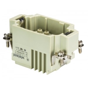 Вилочная контактная вставка 72.713.3253.0, Вилочная контактная вставка, обжимная фиксация, 8/24 полюсов + PE, типоразмер 10B, 230/250/400V, 10/16A, (обжимные контакты поставляются отдельно)