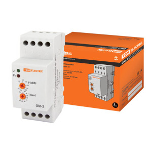 Реле ограничения мощности ОМ-3 0,5/5-01 (1ф, 0,5-5кВА) SQ1505-0001