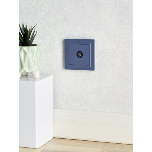 Розетка телевизионная оконечная TV СП Brite РТВ11-0-БрМ маренго IEK BR-A10-O-K35