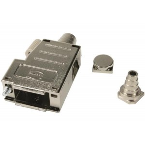 09670250435, Корпуса разъемов D-Sub  25P HOOD METALLIZED