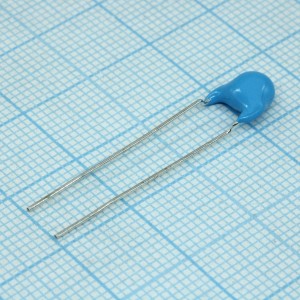 DE2E3KY102MA2BM01F, Конденсатор керамический помехоподавляющий радиальный  X1/Y2 0.001uF 250VAC E 20% (7 X 5mm) шаг выводов 5mm 125C Bulk