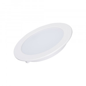 Светильник DL-BL125-9W Day White 021434, Светодиодная панель 9Вт, корпус IP40 белый, круглый. Цвет ДНЕВНОЙ БЕЛЫЙ 4000K, св.поток 630-720лм, CRI(Ra)>80, угол 100°. Размер Ф125x22 мм, установка в отверстие 110 мм. Питание AC 230V, 9Вт, DC300mA 27...33V, драйвер в комплекте.