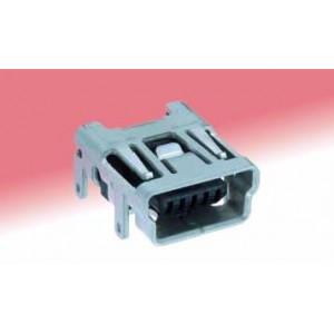 UX60SC-MB-5S8, USB-коннекторы MINI B RECEPT RA TH BTTM MNT