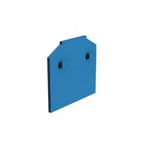 Пластина разделит. 9702/8 BLAU, Разделительная пластина, для клемм 9700 A/8 S35, цвет: синий