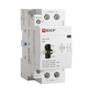 Контактор модульный КМ РУ 40А 2NO (2 мод.) PROxima km-2m-40-20