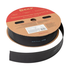 Трубка термоусадочная ТУТ нг 40/20 черн. (уп.50м) tut-40-b