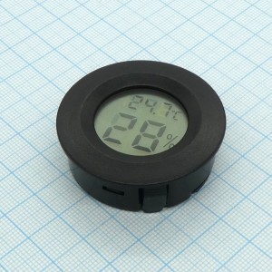 Термометр + гигрометр круглый, Модуль для измерения температуры и влажности окружающего воздуха. Удобен для встраивания в приборную панель.