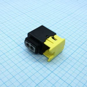 2-1418483-1, Корпус разъема 2 контакта шаг 6 мм монтаж на кабель автомобильного применения коробка