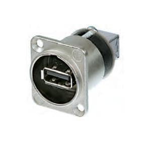 NAUSB-W-B, USB-коннекторы USBA-USB B A Adapter Fdthru Black