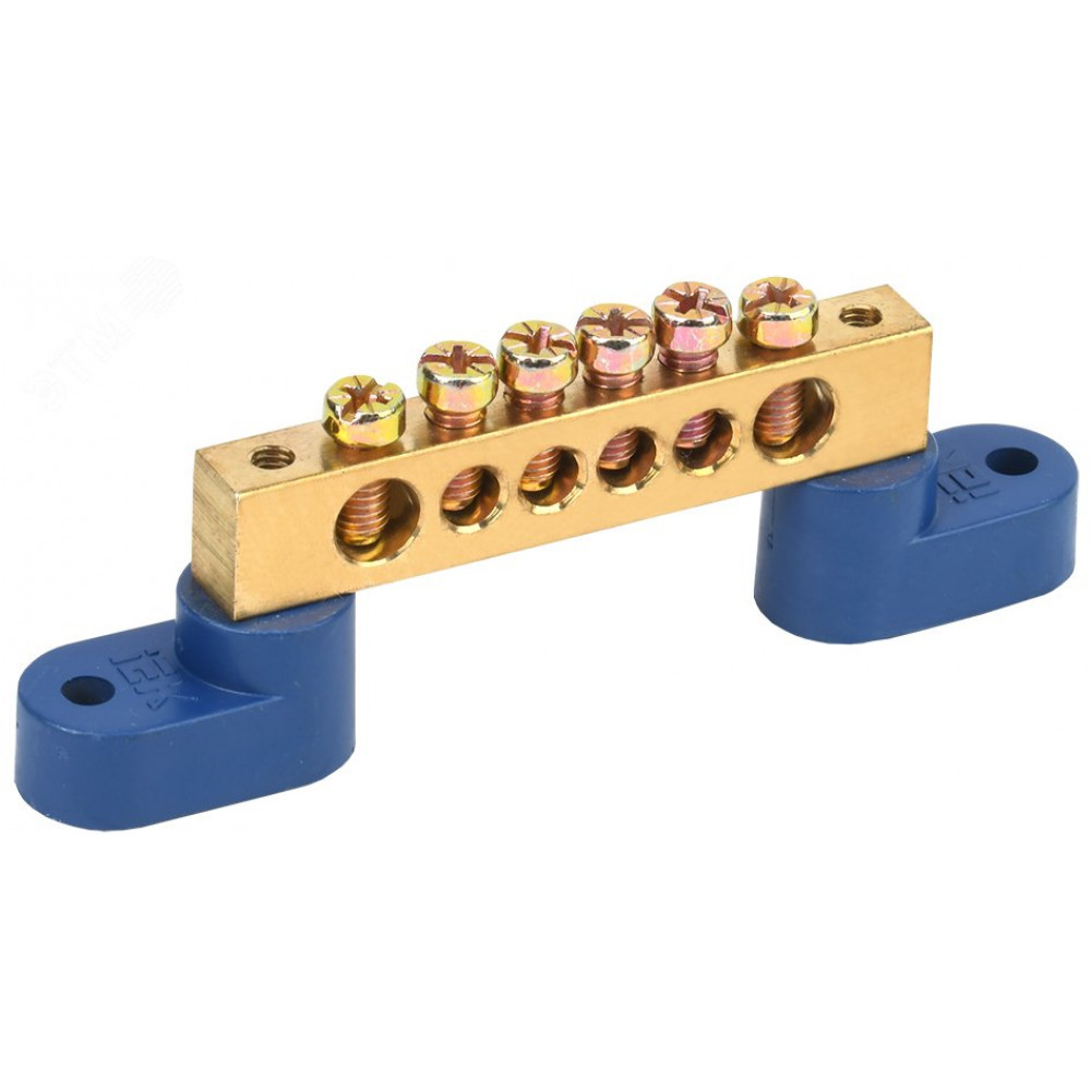 Изображение товара Шина N ноль на двух угловых изоляторных конструкциях YNN10-812-6C2-K07 - надежное соединение