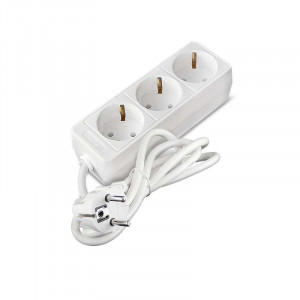 Удлинитель 3х1.5м с заземл. 10А IP20 2.2кВт ПВС 481S-9301