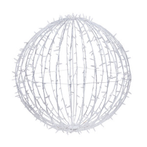 Шар светодиодный 230V, диаметр 80 см, 450 светодиодов, эффект мерцания, цвет белый 501-614