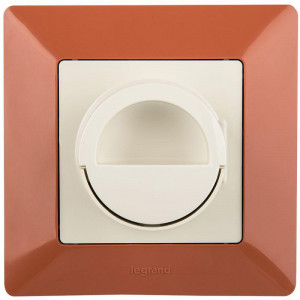 Valena LIFE Рамка 1 пост терракот универсальная 754071