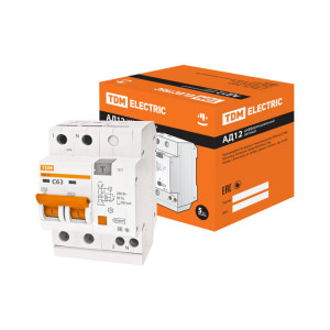 Диф.автомат АД12 2Р 63А 300мА TDM! SQ0204-0025