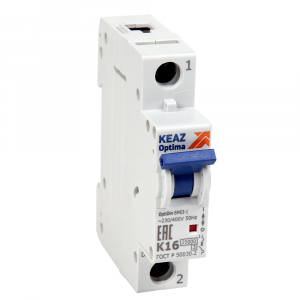 Выключатель автоматический модульный OptiDin ВМ63-1L6-25-УХЛ3