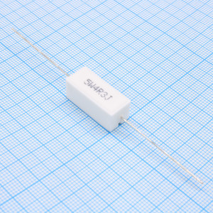 SQP5004R3JBP, Резистор керамический цементный аксиальный (SQP) 5Вт 4.3Ом ±5%