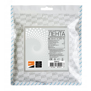 Лента светодиодная PLS 2835/120-12V 12Вт/м 6500К холод. бел. IP65 (уп.5м) 2859099