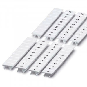 Маркировка для клемм, ширина 6 мм, L1,L2,L3,N,PE, горизонтальная ориентация, 1шт.=полоса из 10 маркеров NUPUTUK-6-L1-PEH