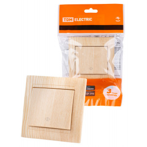 Перекрестный выключатель 1-кл. 10А сосна "Лама" SQ1815-0336