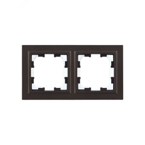 BRITE Рамка 2-мест. IP44 РУ-2-БрТБ-44 бр. BR-M22-44-K45