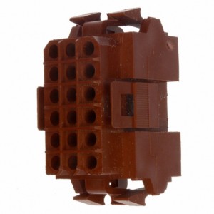 207442-1, Кожух разъема  PL 18 контакт(ов) 5мм монтаж на панель автомобильного применения