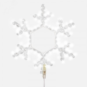 Фигура Снежинка цвет белый, размер 45x38 см 501-212-1