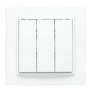 Выключатель 3-кл. СП Минск 10А IP20 бел. Basic ERV10-024-10