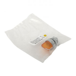 Исполнительный механизм переключателя ХB4 желтый на 3 положения с фиксацией, с подсветкой с короткой ручкой IP65 EKF XB4BD3FL-Y-65