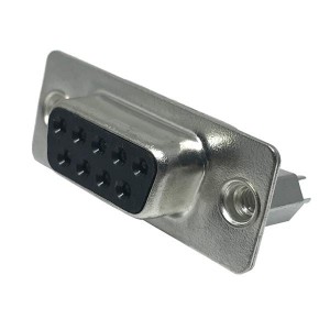 K85X-ED-9S-BR, Стандартные соединители D-Sub  .197 9P RECP V PCB W/BOARD LOCKS