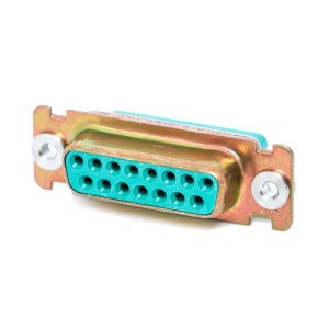 DAMAMY15SFO, Стандартные соединители D-Sub  DSUB 15 F CRIMP F0 D FLOA ZI