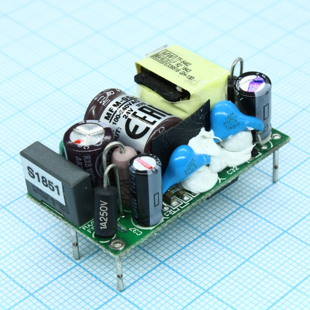 Изображение товара Модуль питания MEAN WELL MFM-05-24 5.5 Вт 24В 0.23А compact