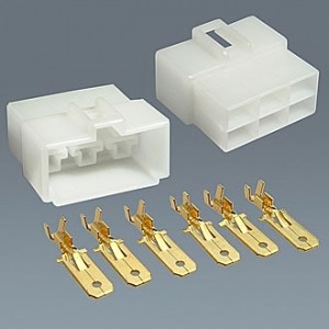 DJ7061-6.3-11, Разъем авт. соединитель DJ7061-6.3-11, 12/ 24 (DC) В вилка