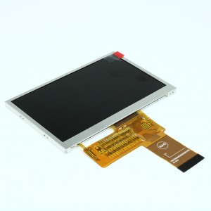 WF43STVAEDNN0#, TFT 4.3", 480xRGBx272, RGB интерфейс, яркость 600cd/m2, напр. питания 3,0...3,6 В, -30...+80С