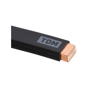 Шина медная гибкая изолированная ШМГ 10х(100х1), 2м, SQ0841-0020