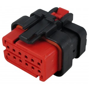 776533-1, Кожух разъема  PL 12 контакт(ов) 4.5мм обжим кабеля автомобильного применения