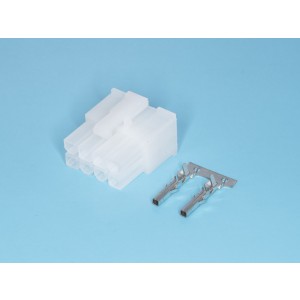 MF-8F, Разъем питания Mini-Fit 8 контактов, гнездо на кабель, шаг 4,2мм