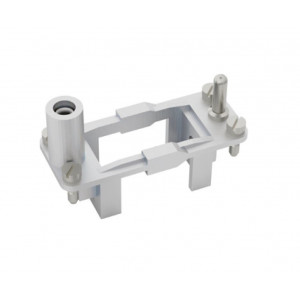 Вилочный держатель вставок H10A-02-M-1, Вилочная рамка, для модулей, 2 слота, типоразмер H6B, цинк